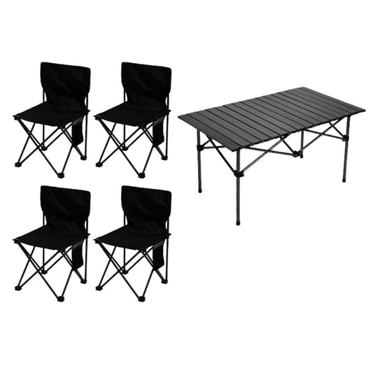 SILLA Y MESA PARA CAMPING JUEGO 5 PIEZAS