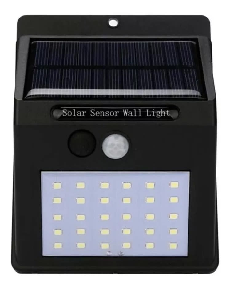 Foco Luz Solar 30 Led Sensor Movimiento