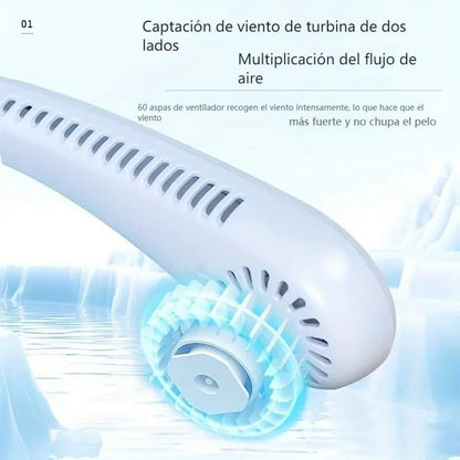 Ventilador de cuello portátil