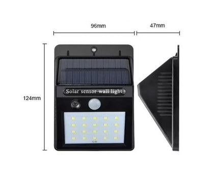 Foco Luz Solar 30 Led Sensor Movimiento