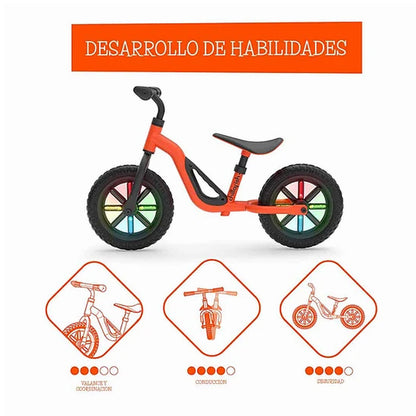 BICICLETA DE APRENDIZAJE CHARLIE GLOW OR